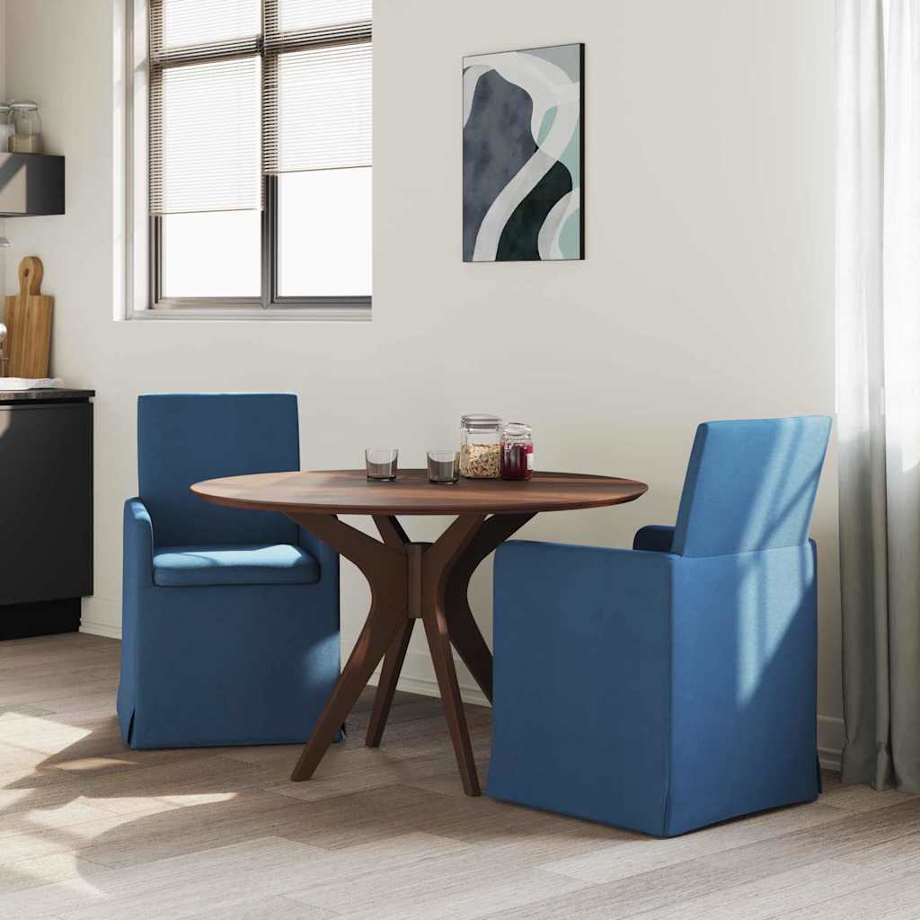 vidaXL Krzesła jadalne 2 pcs Niebieski 57 x 67 x 95 cm tkanina
