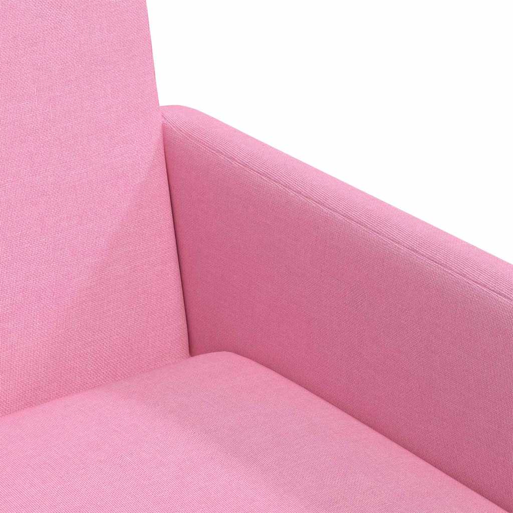 vidaXL Krzesła jadalne 2 pcs Różowy 57 x 67 x 95 cm tkanina