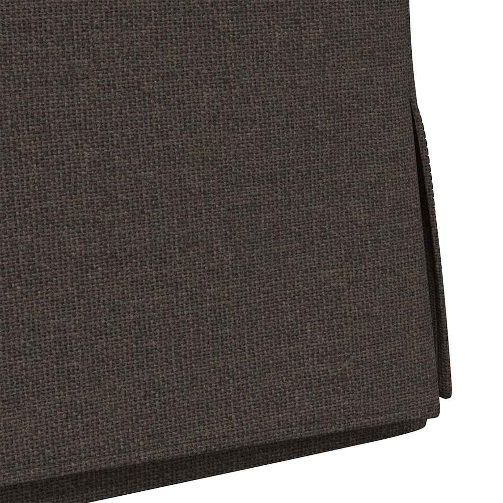 vidaXL Krzesła jadalne 2 pcs ciemno szary 57 x 67 x 98 cm Płótno