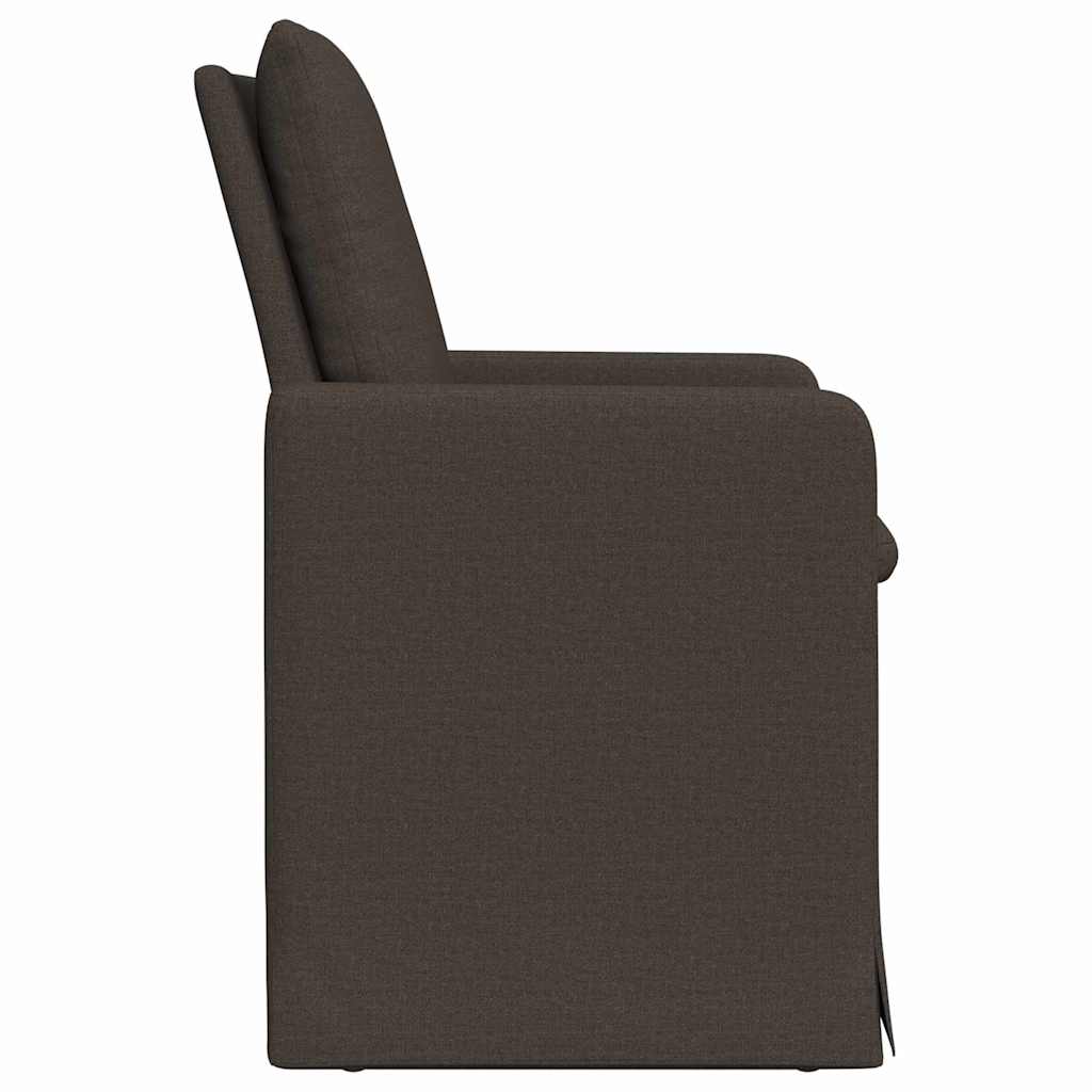 vidaXL Krzesła jadalne 2 pcs ciemno szary 57 x 67 x 98 cm Płótno