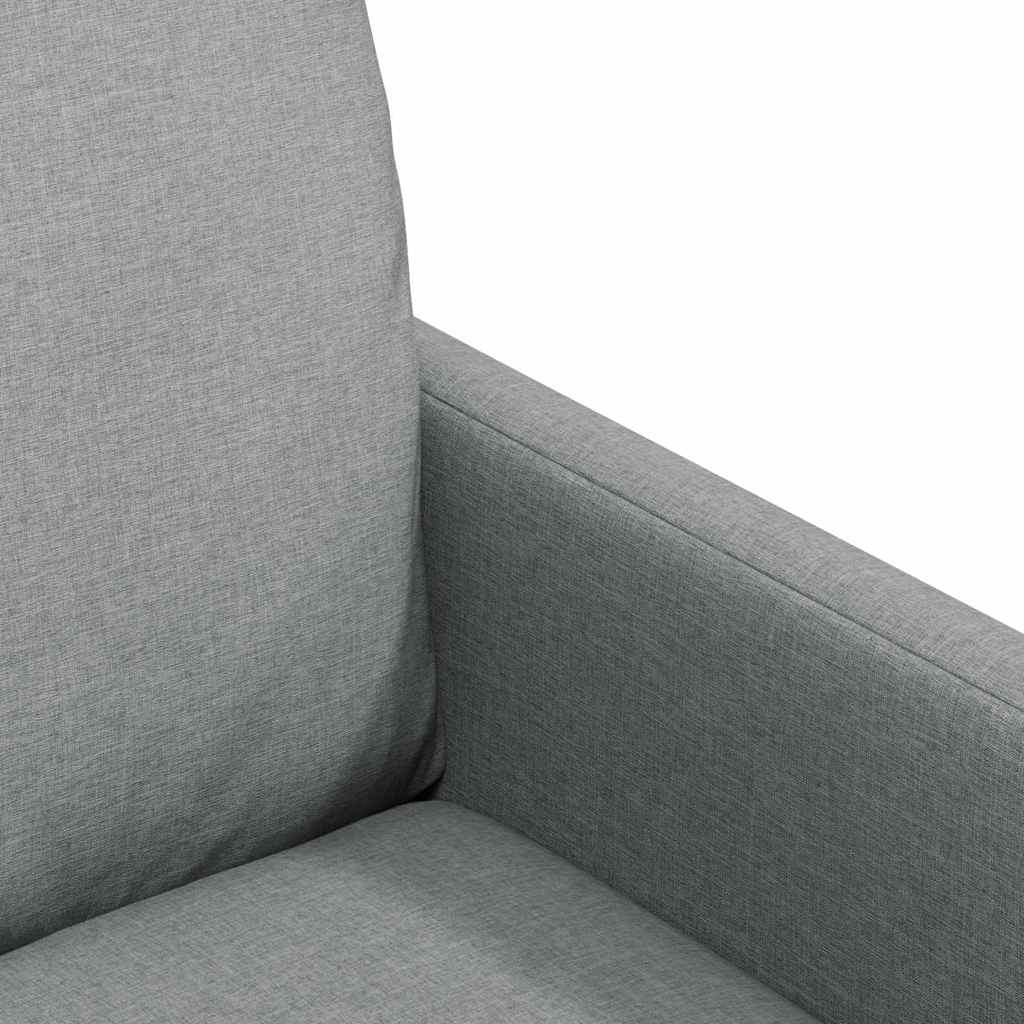 vidaXL Krzesła jadalne 2 pcs Jasnoszary 57 x 67 x 98 cm tkanina
