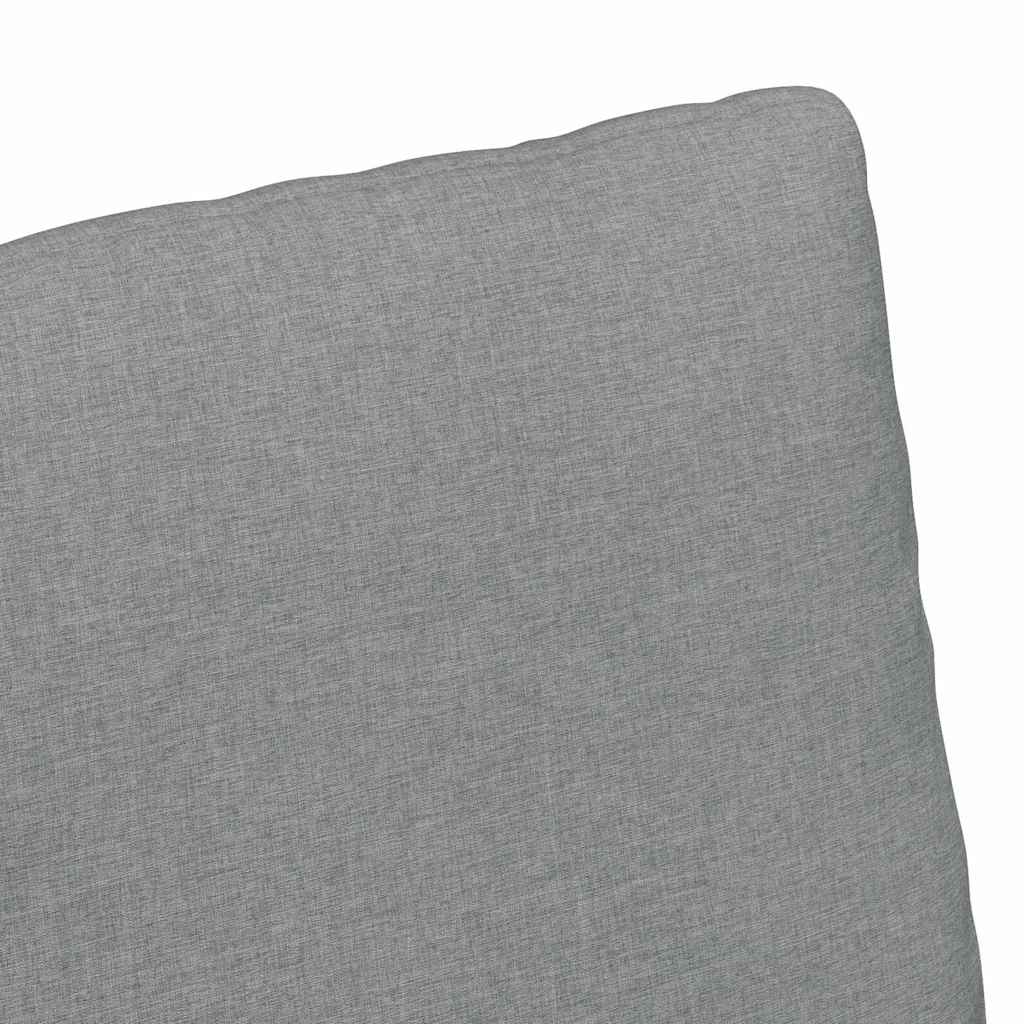 vidaXL Krzesła jadalne 2 pcs Jasnoszary 57 x 67 x 98 cm tkanina