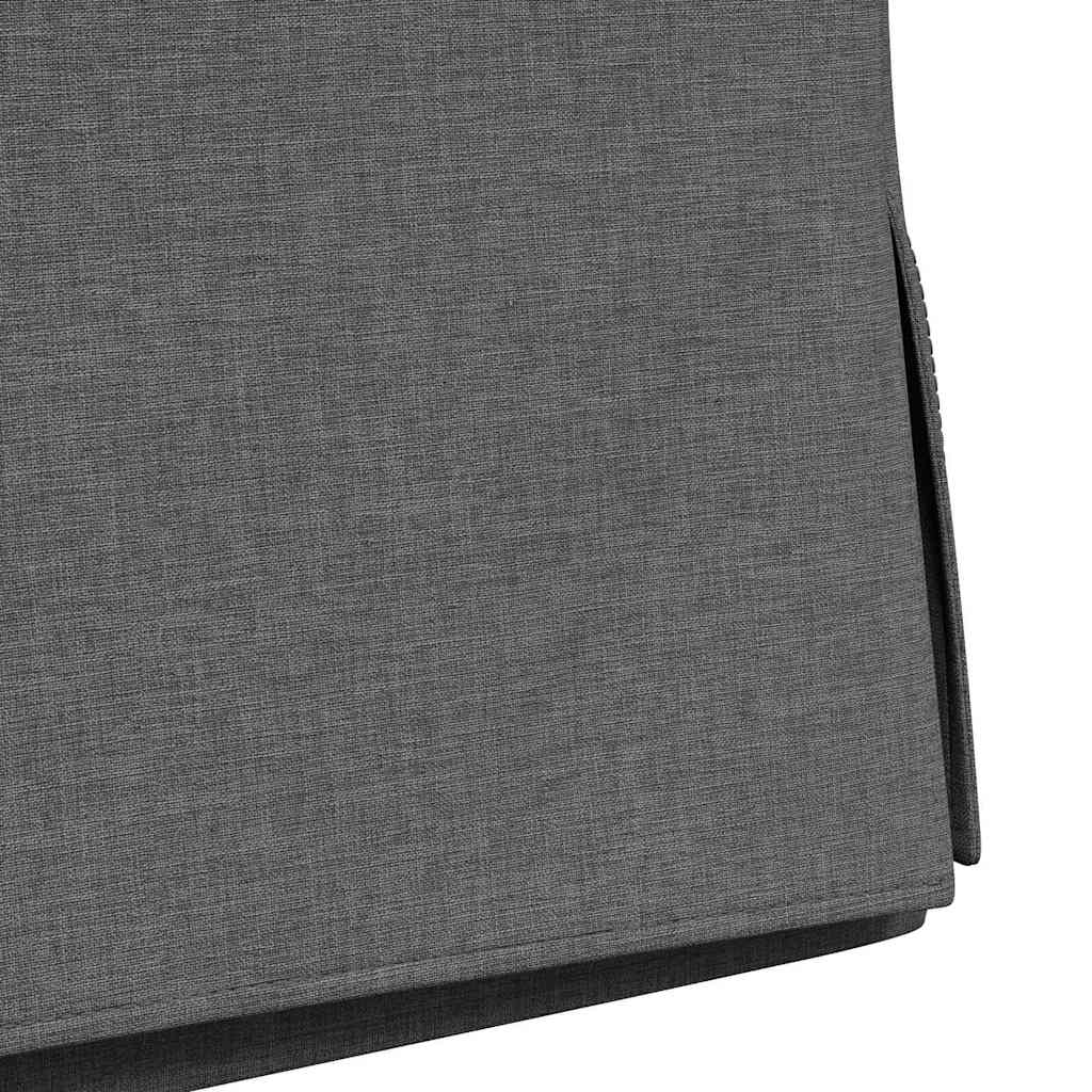 vidaXL Krzesła jadalne 2 pcs ciemno szary 57 x 67 x 98 cm tkanina