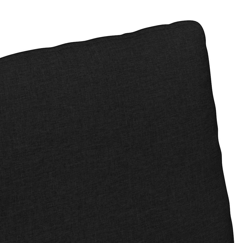 vidaXL Krzesła jadalne 2 pcs Czarny 57 x 67 x 98 cm tkanina