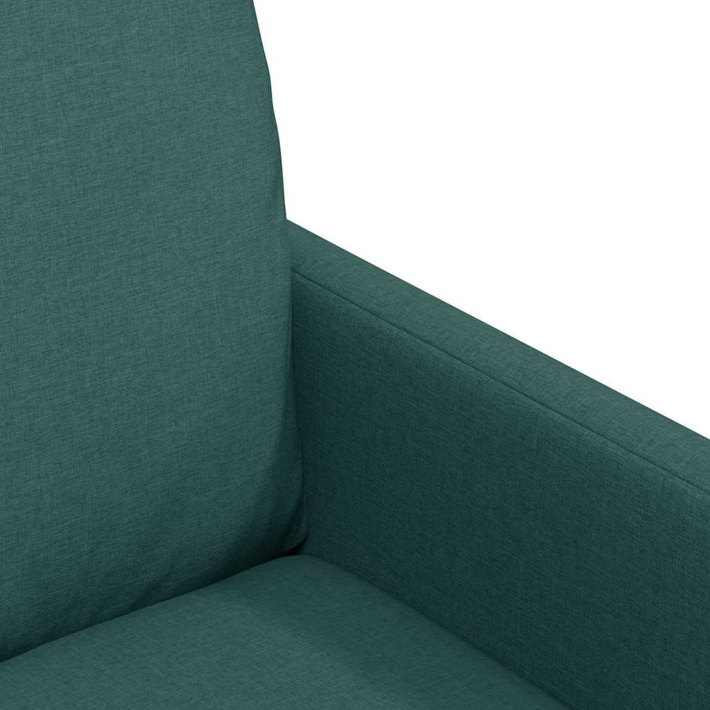 vidaXL Krzesła jadalne 2 pcs Ciemnozielony 57 x 67 x 98 cm tkanina