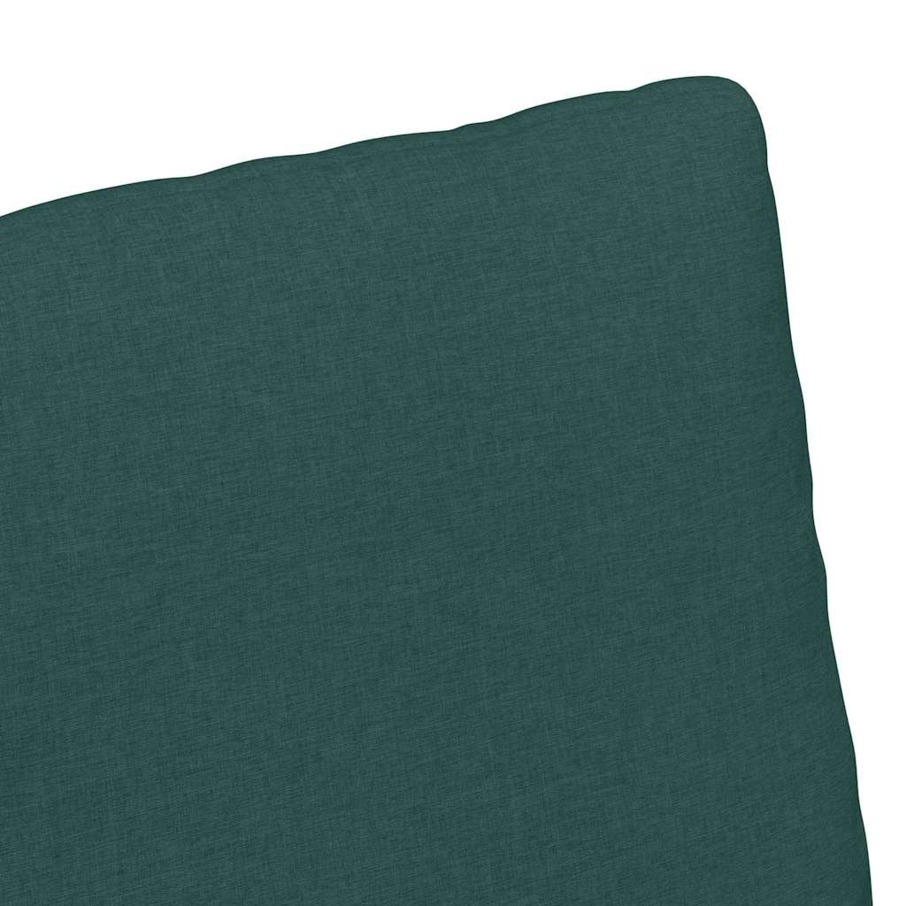 vidaXL Krzesła jadalne 2 pcs Ciemnozielony 57 x 67 x 98 cm tkanina