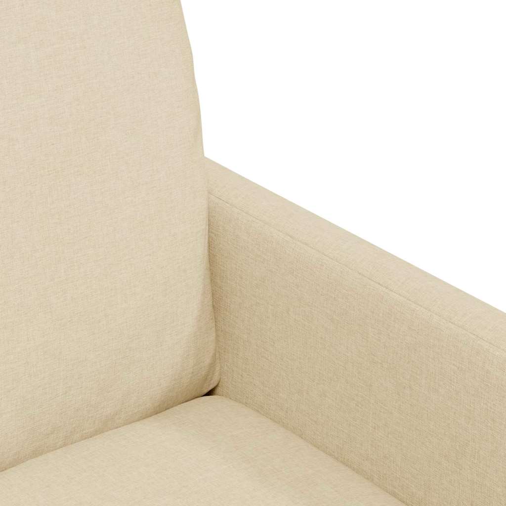 vidaXL Krzesła jadalne 2 pcs Kremowy 57 x 67 x 98 cm tkanina