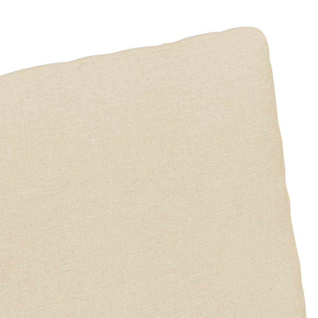 vidaXL Krzesła jadalne 2 pcs Kremowy 57 x 67 x 98 cm tkanina