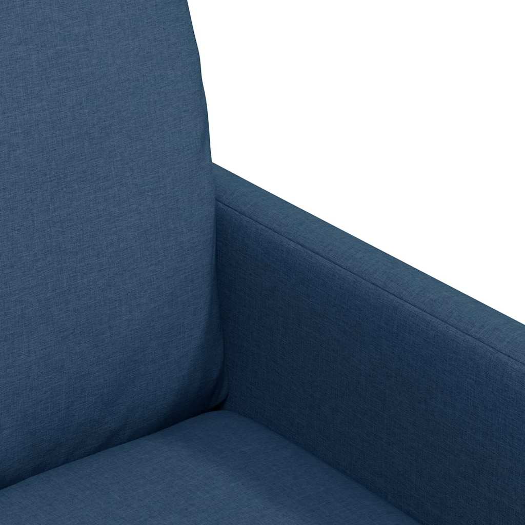 vidaXL Krzesła jadalne 2 pcs Niebieski 57 x 67 x 98 cm tkanina