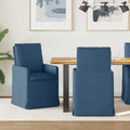vidaXL Krzesła jadalne 2 pcs Niebieski 57 x 67 x 98 cm tkanina