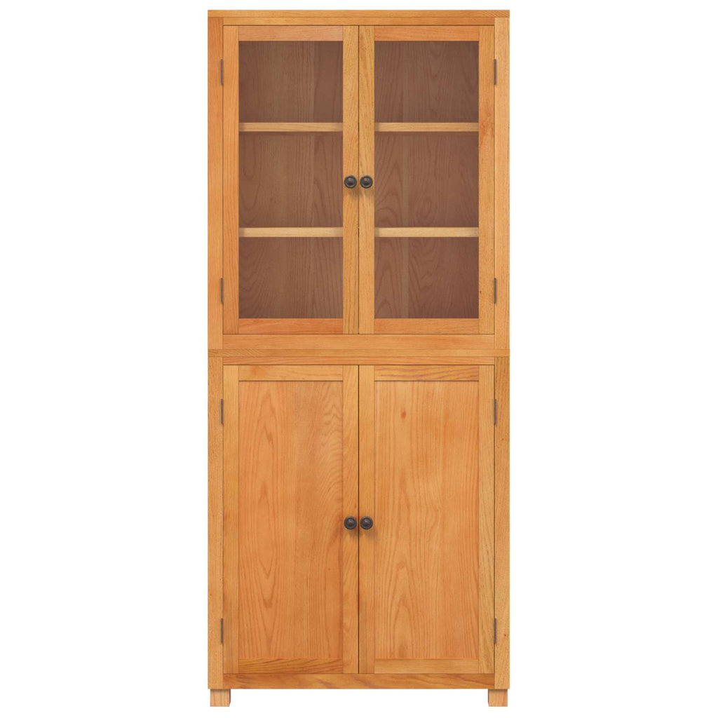 vidaXL Zestaw Mebli do Przechowywania z półką 2 pcs Naturalny