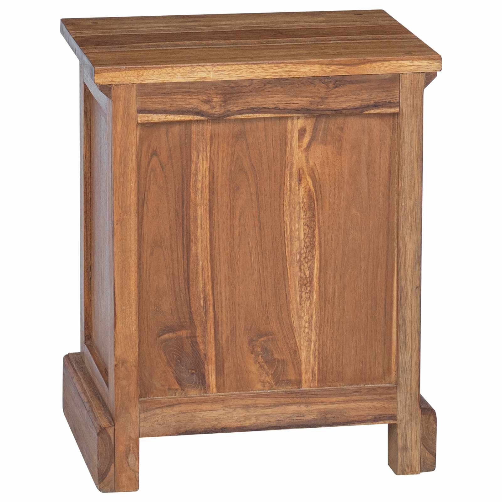 vidaXL Stolik nocny Naturalny 40 x 30 x 50 cm Lite drewno teakowe