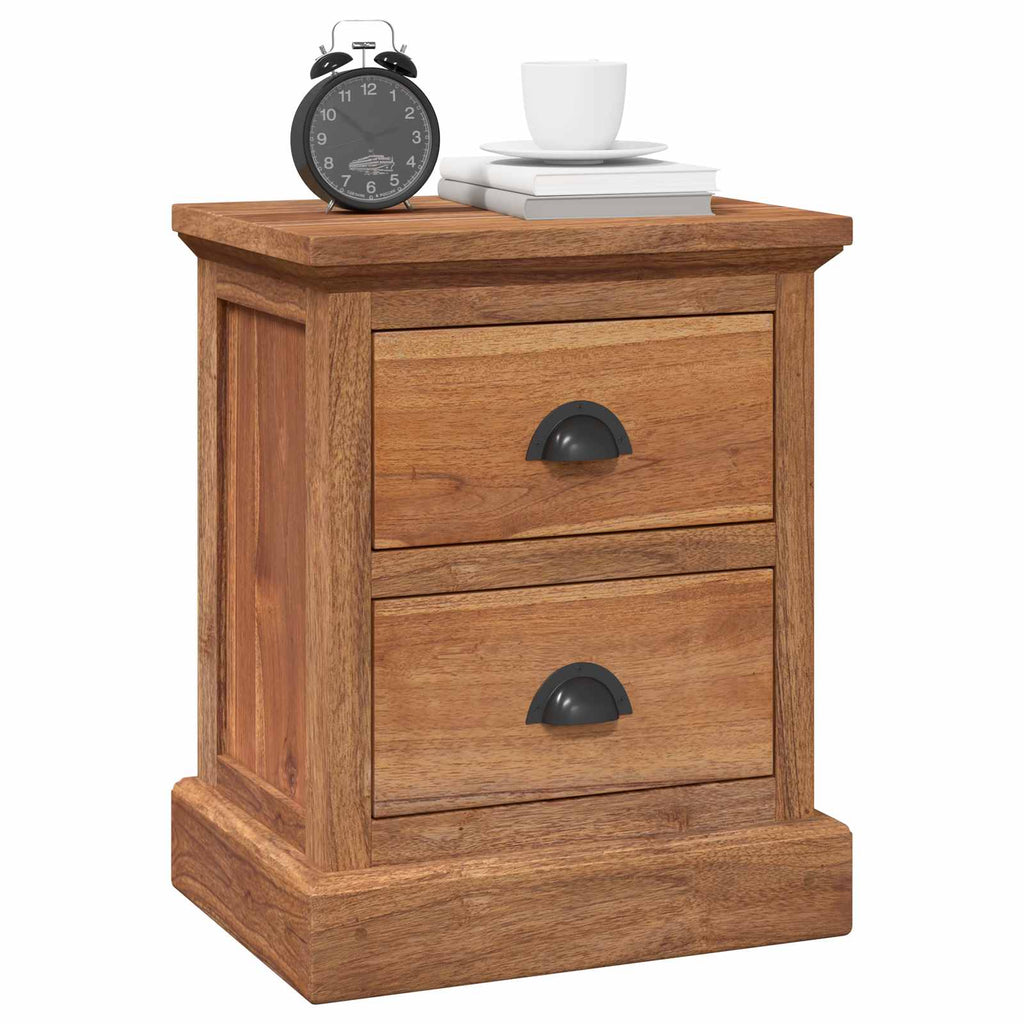 vidaXL Stolik nocny Naturalny 40 x 30 x 50 cm Lite drewno teakowe
