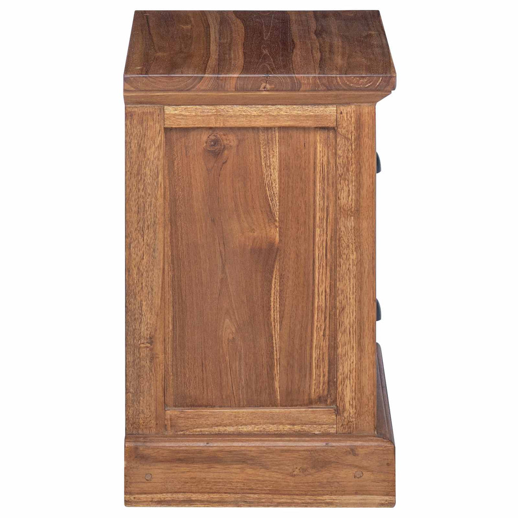 vidaXL Stolik nocny Naturalny 40 x 30 x 50 cm Lite drewno teakowe
