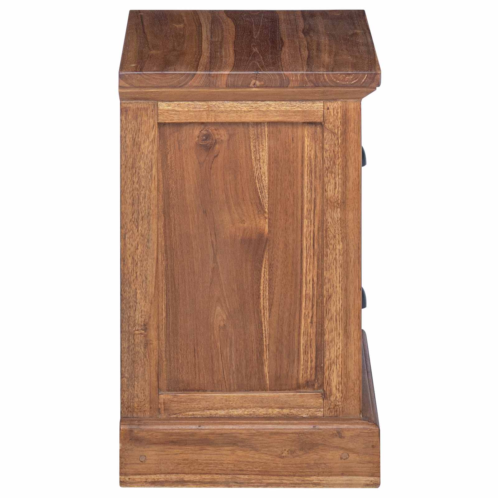 vidaXL Stolik nocny Naturalny 40 x 30 x 50 cm Lite drewno teakowe