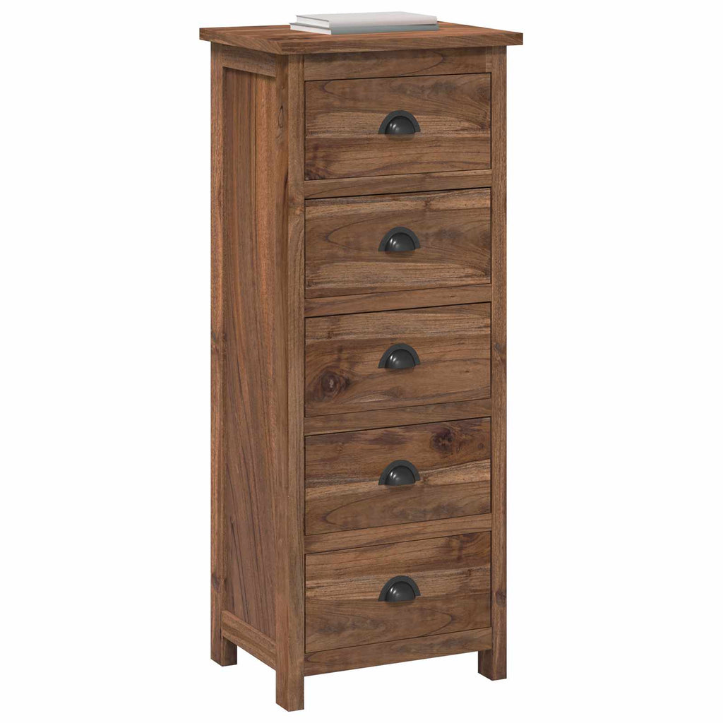 vidaXL Komoda z szufladami z szufladą Naturalny 45 x 35 x 110 cm