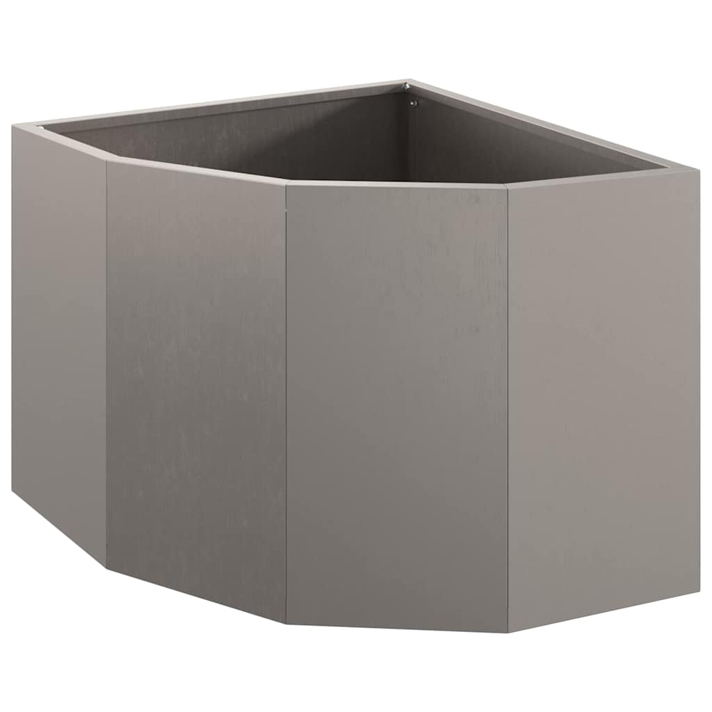 vidaXL Doniczka Różnorożna Rdzawy 45 x 45 x 35 cm Stal kortenowska