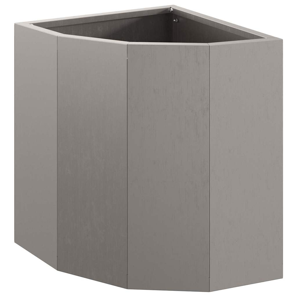 vidaXL Doniczka Różnorożna Rdzawy 30 x 30 x 35 cm stal kortenowska