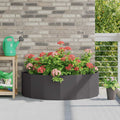 vidaXL Donica Czarny 120 x 60 x 35 cm Stal