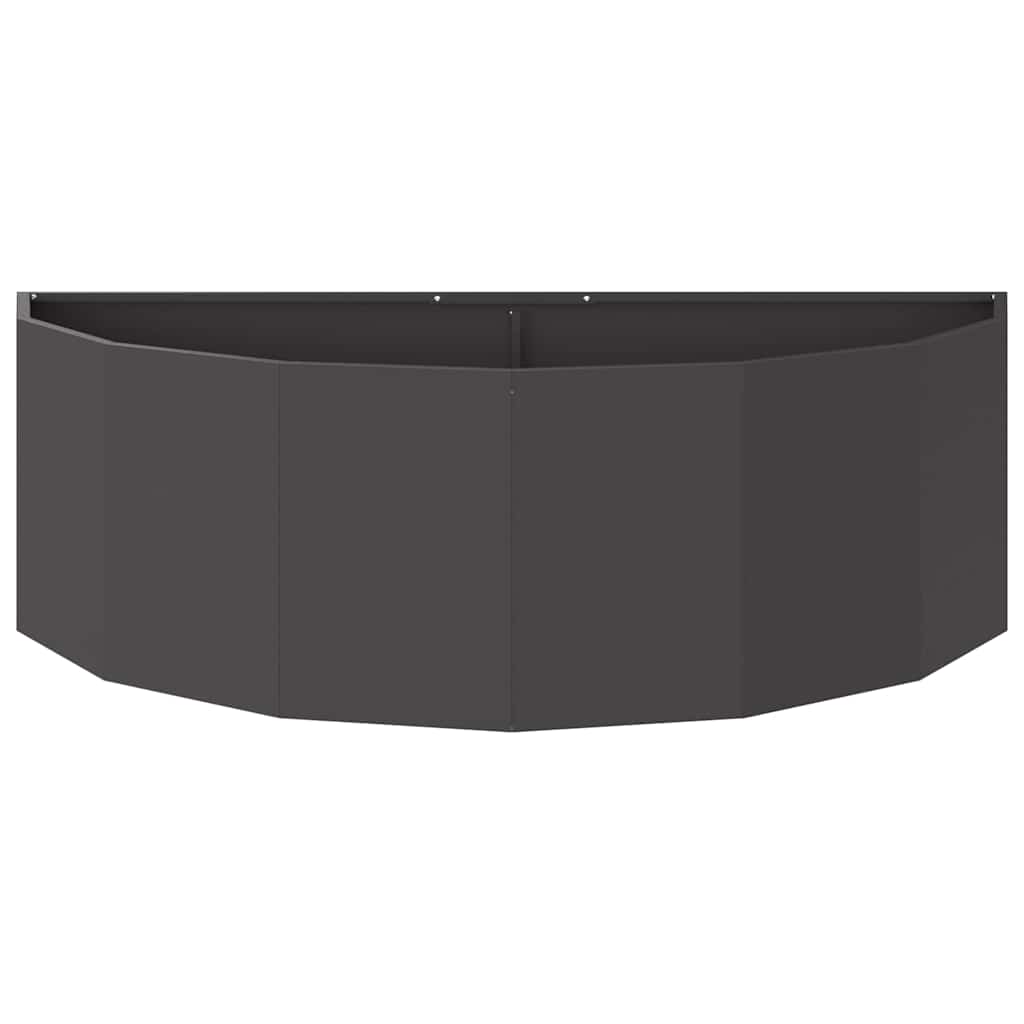 vidaXL Donica Czarny 120 x 60 x 35 cm Stal