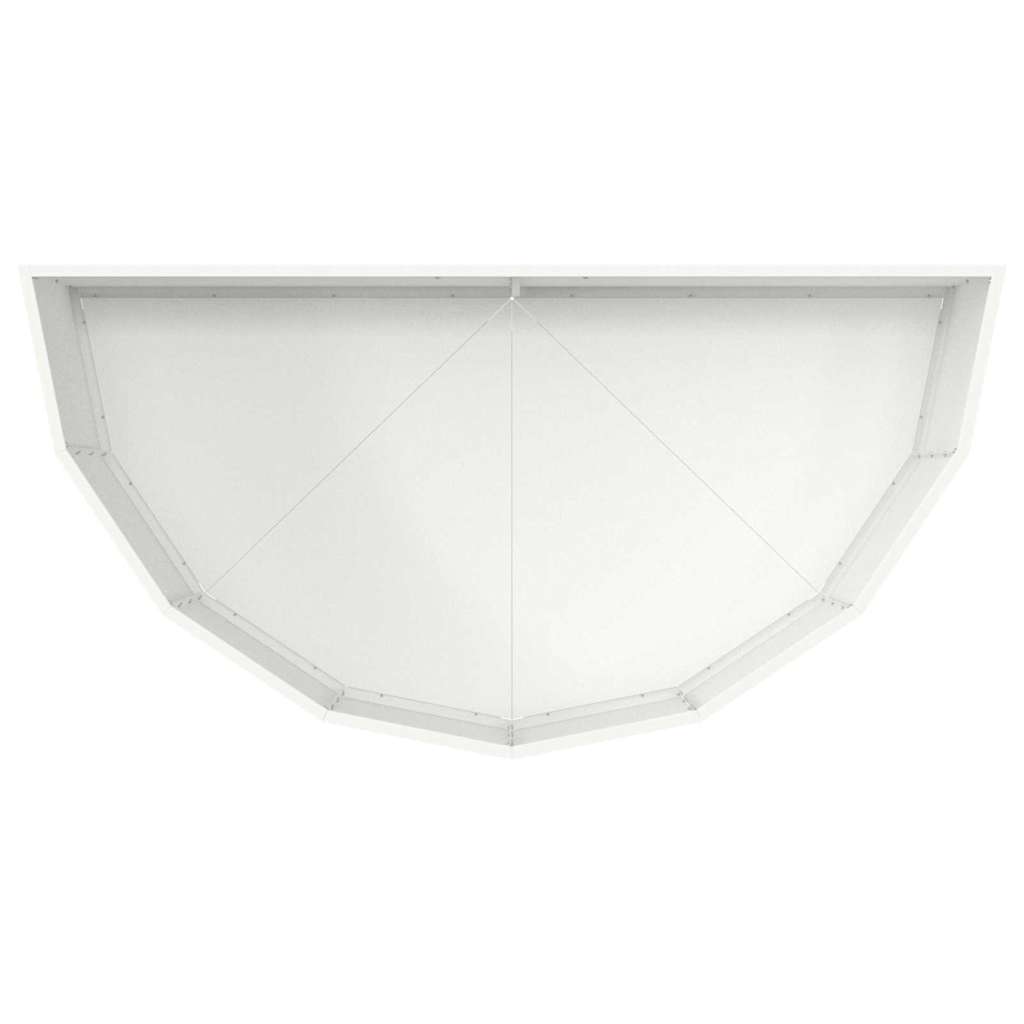 vidaXL Donica Biały 120 x 60 x 35 cm Stal