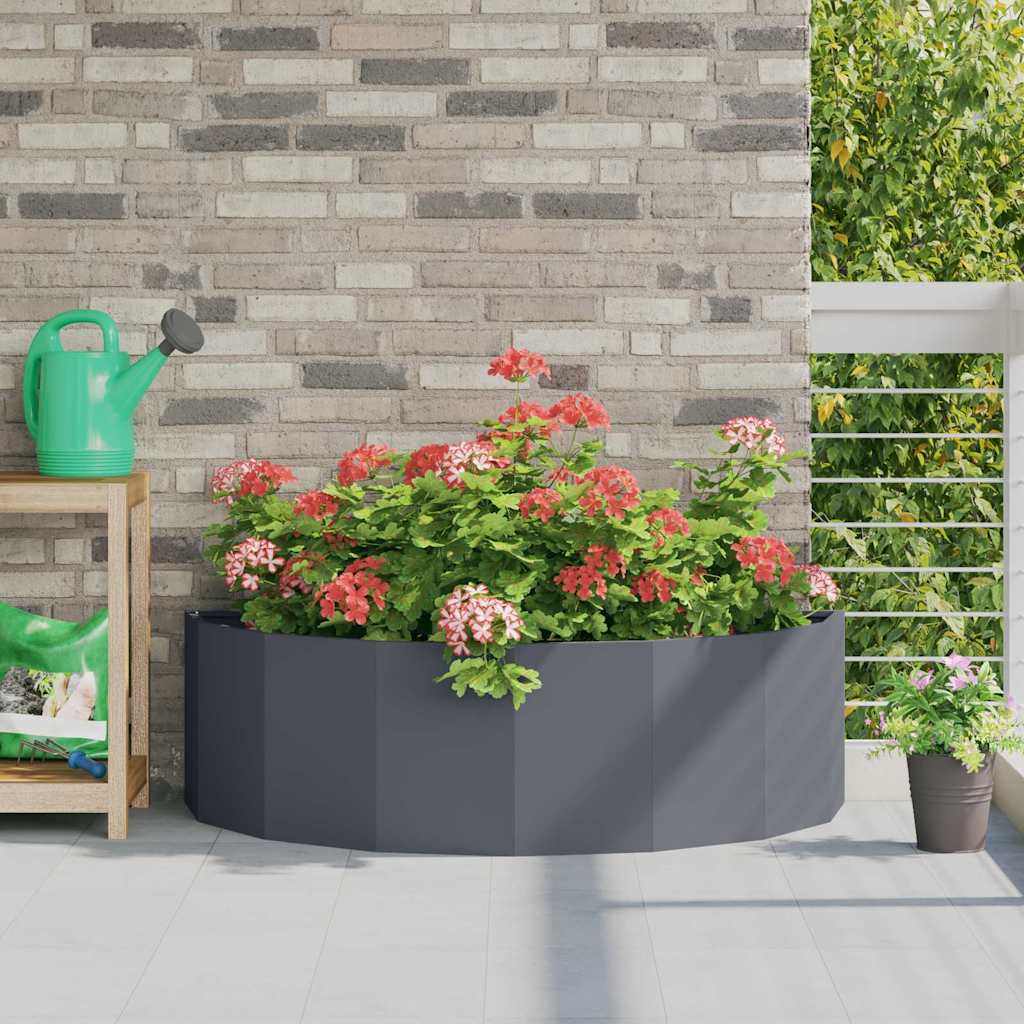 vidaXL Donica Antracyt 120 x 60 x 35 cm Stal