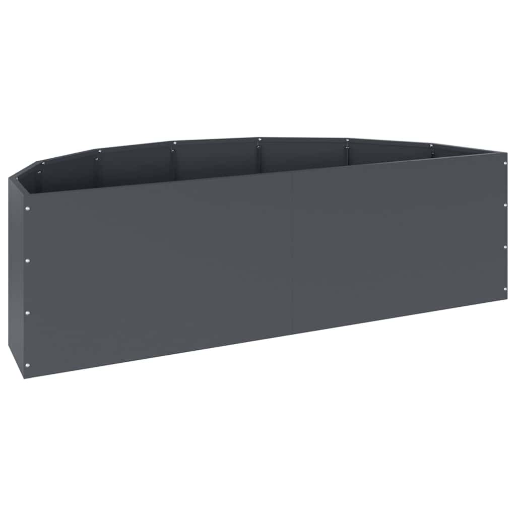 vidaXL Donica Antracyt 120 x 60 x 35 cm Stal