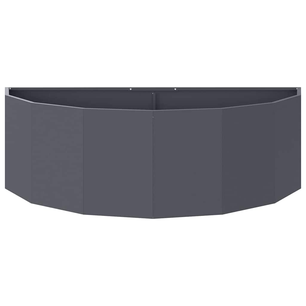 vidaXL Donica Antracyt 120 x 60 x 35 cm Stal