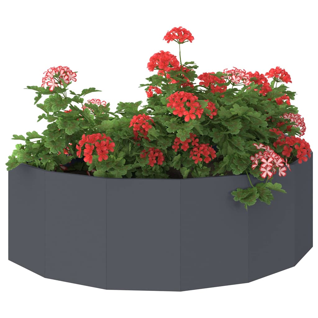 vidaXL Donica Antracyt 120 x 60 x 35 cm Stal