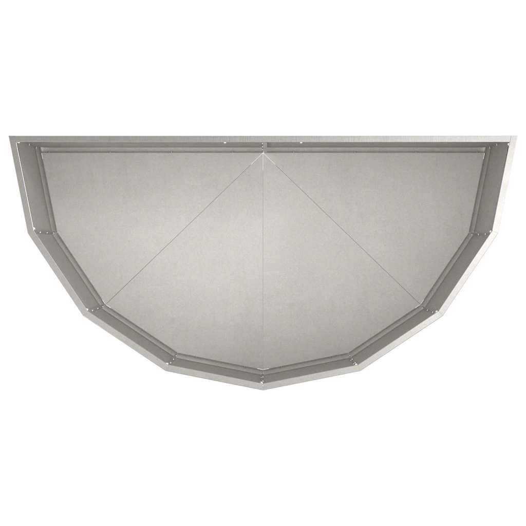 vidaXL Donica Srebrny 120 x 60 x 35 cm Stal nierdzewna