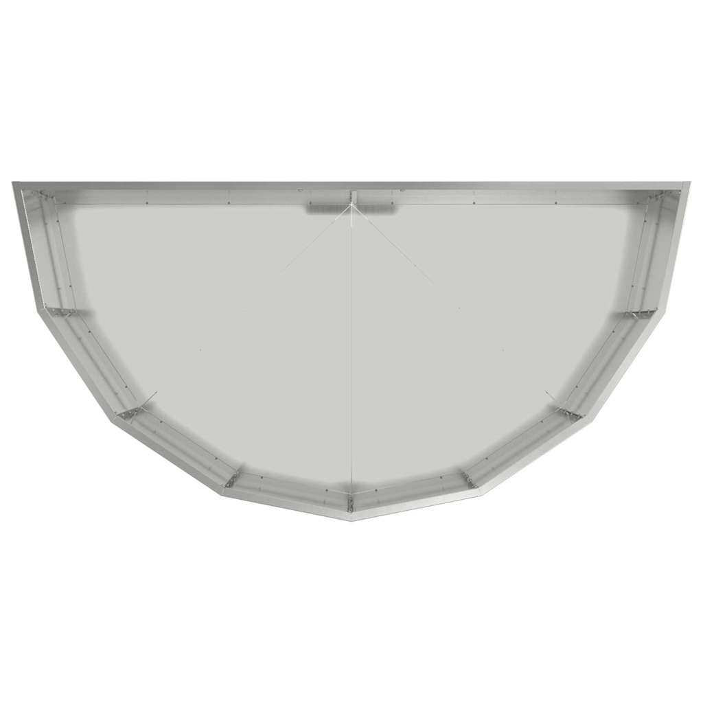 vidaXL Donica Srebrny 120 x 60 x 35 cm Stal Galwanizowana