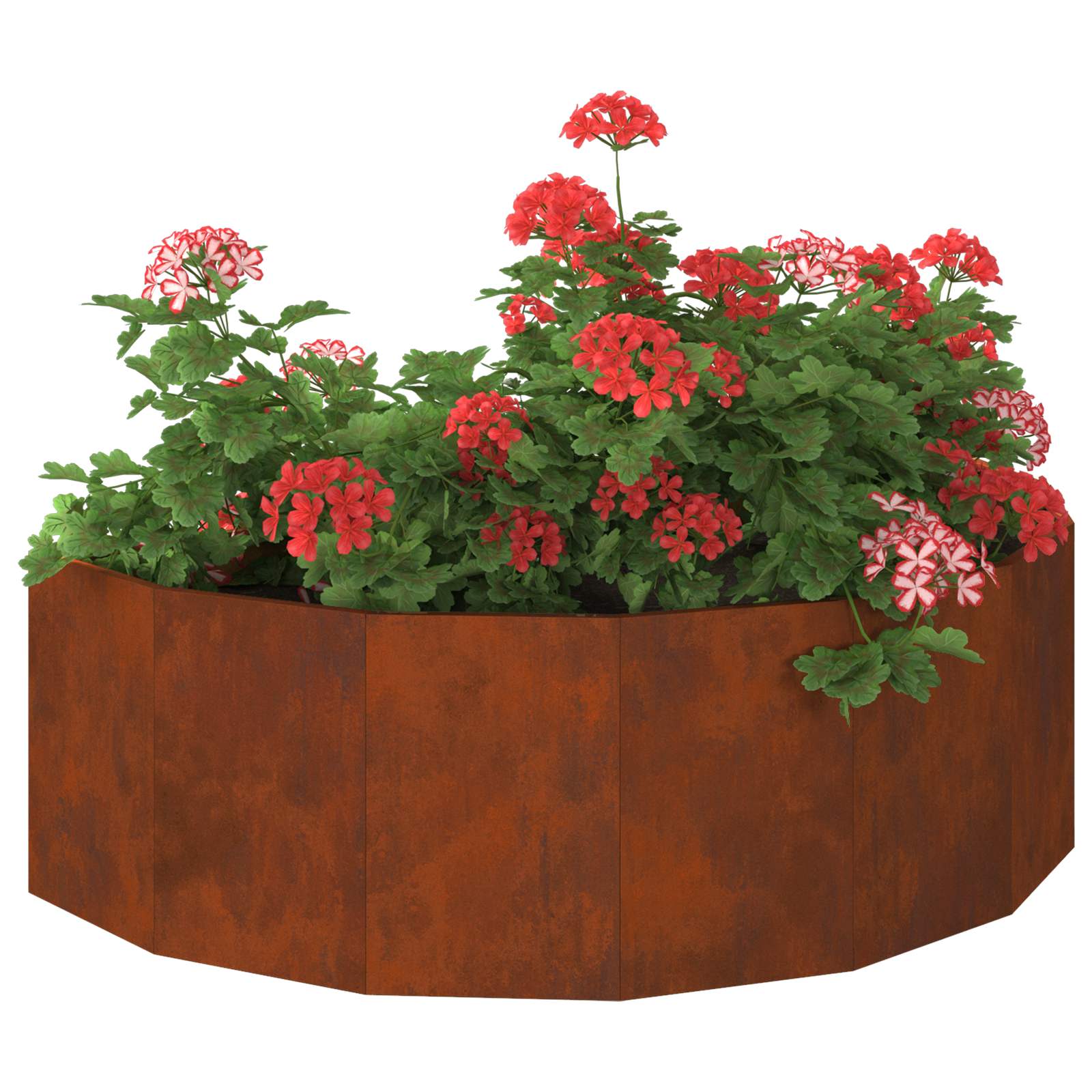 vidaXL Donica Rdzawy 120 x 60 x 35 cm