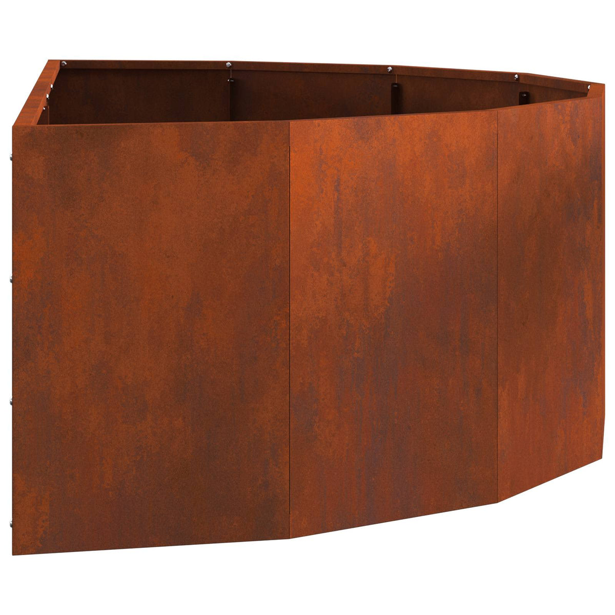 vidaXL Donica Rdzawy 120 x 60 x 35 cm