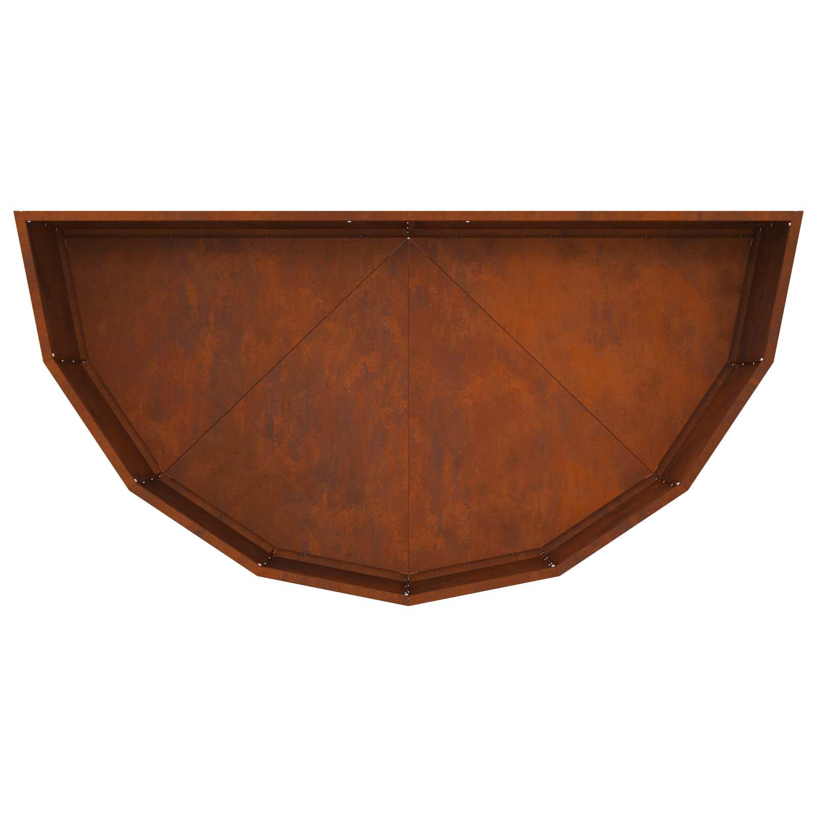 vidaXL Donica Rdzawy 120 x 60 x 35 cm