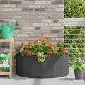 vidaXL Donica Czarny 90 x 45 x 35 cm Stal