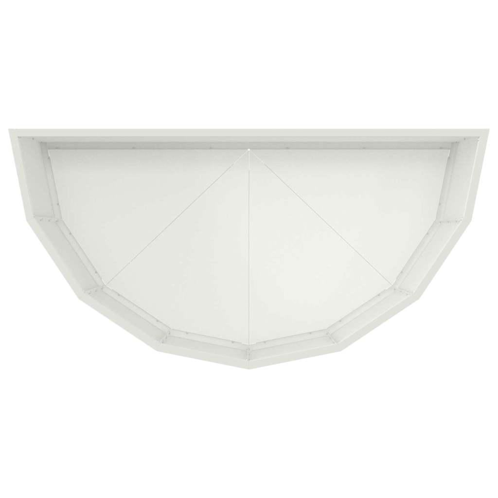 vidaXL Donica Biały 90 x 45 x 35 cm Stal
