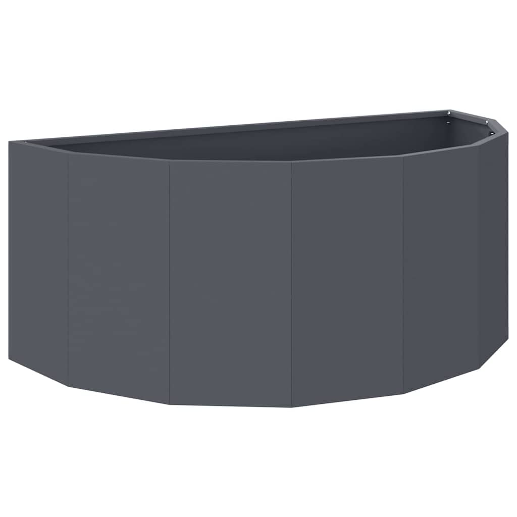 vidaXL Donica Antracyt 90 x 45 x 35 cm Stal