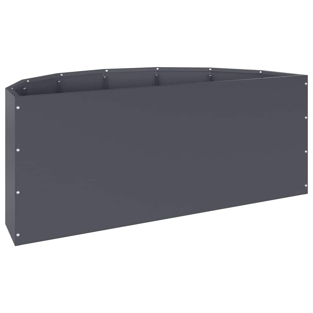 vidaXL Donica Antracyt 90 x 45 x 35 cm Stal