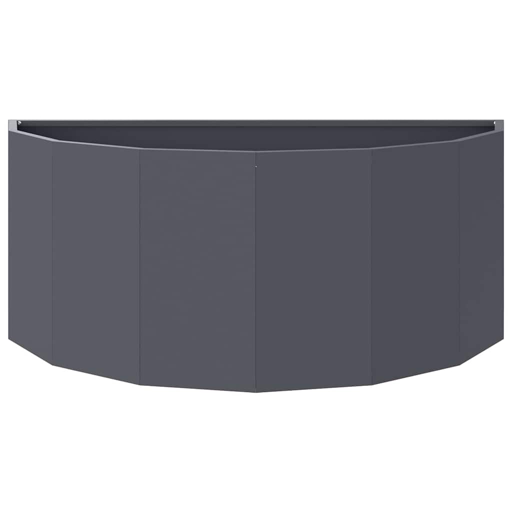 vidaXL Donica Antracyt 90 x 45 x 35 cm Stal