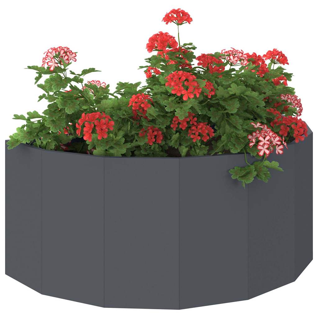 vidaXL Donica Antracyt 90 x 45 x 35 cm Stal