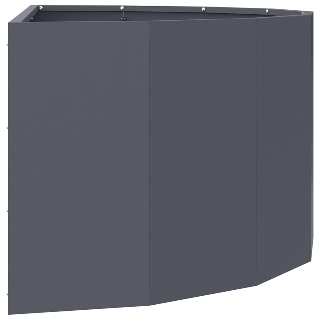 vidaXL Donica Antracyt 90 x 45 x 35 cm Stal