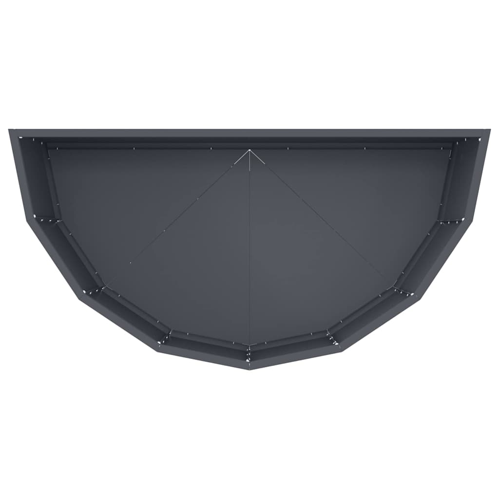 vidaXL Donica Antracyt 90 x 45 x 35 cm Stal