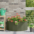 vidaXL Donica Zielony oliwkowy 90 x 45 x 35 cm Stal