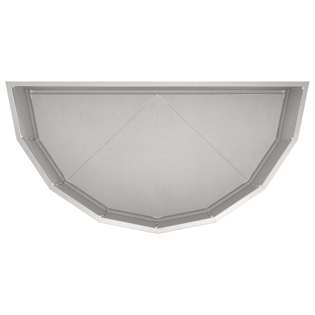 vidaXL Donica Srebrny 90 x 45 x 35 cm Stal nierdzewna