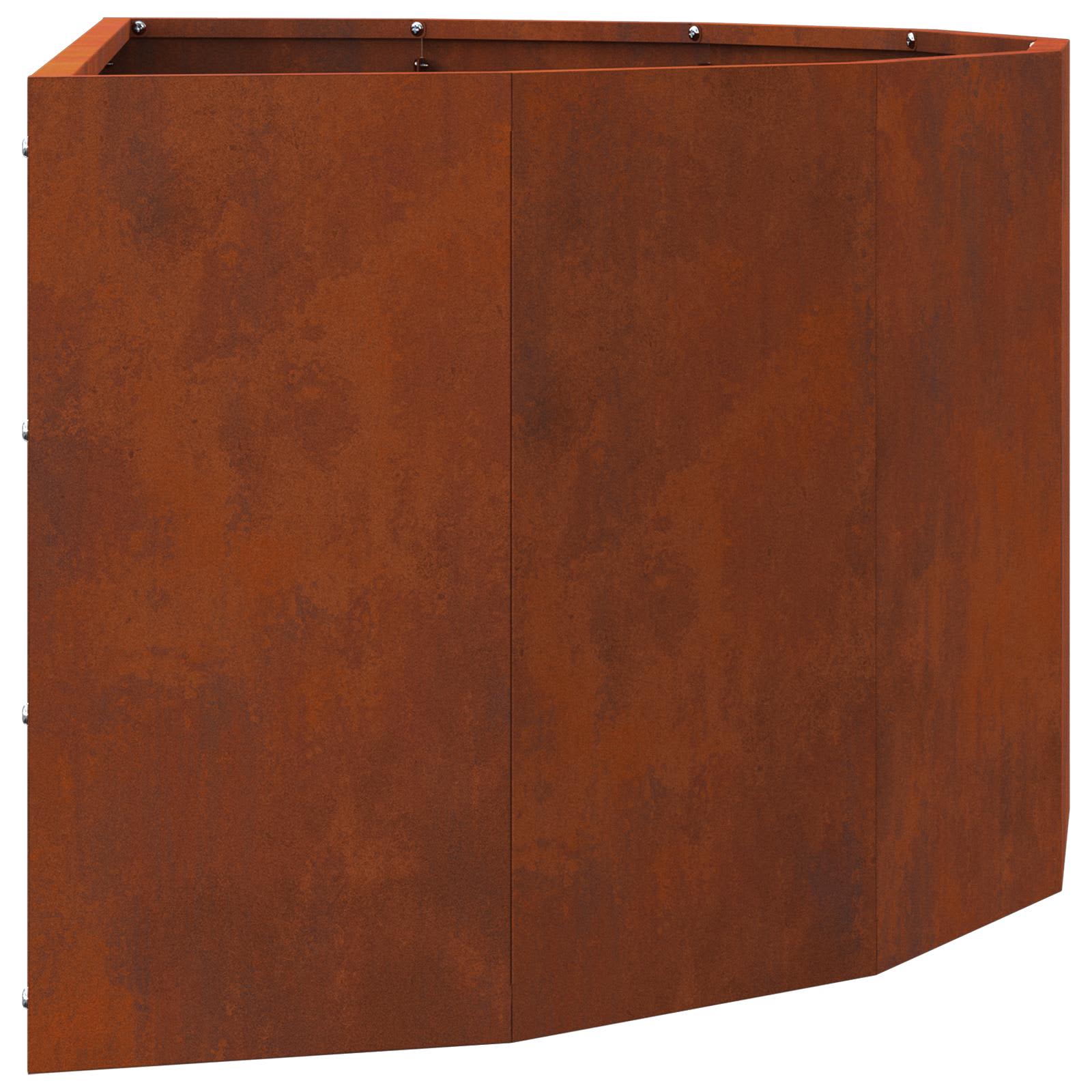 vidaXL Donica Rdzawy 90 x 45 x 35 cm