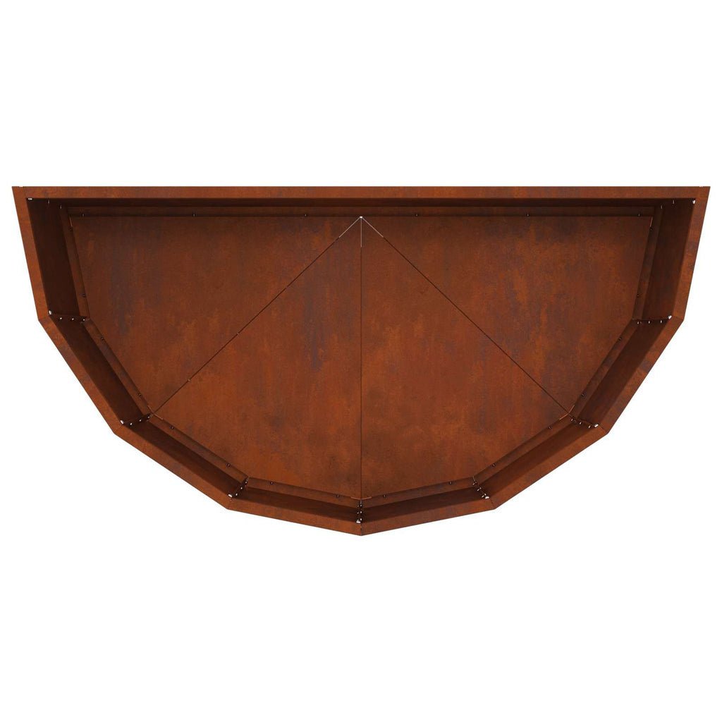 vidaXL Donica Rdzawy 90 x 45 x 35 cm