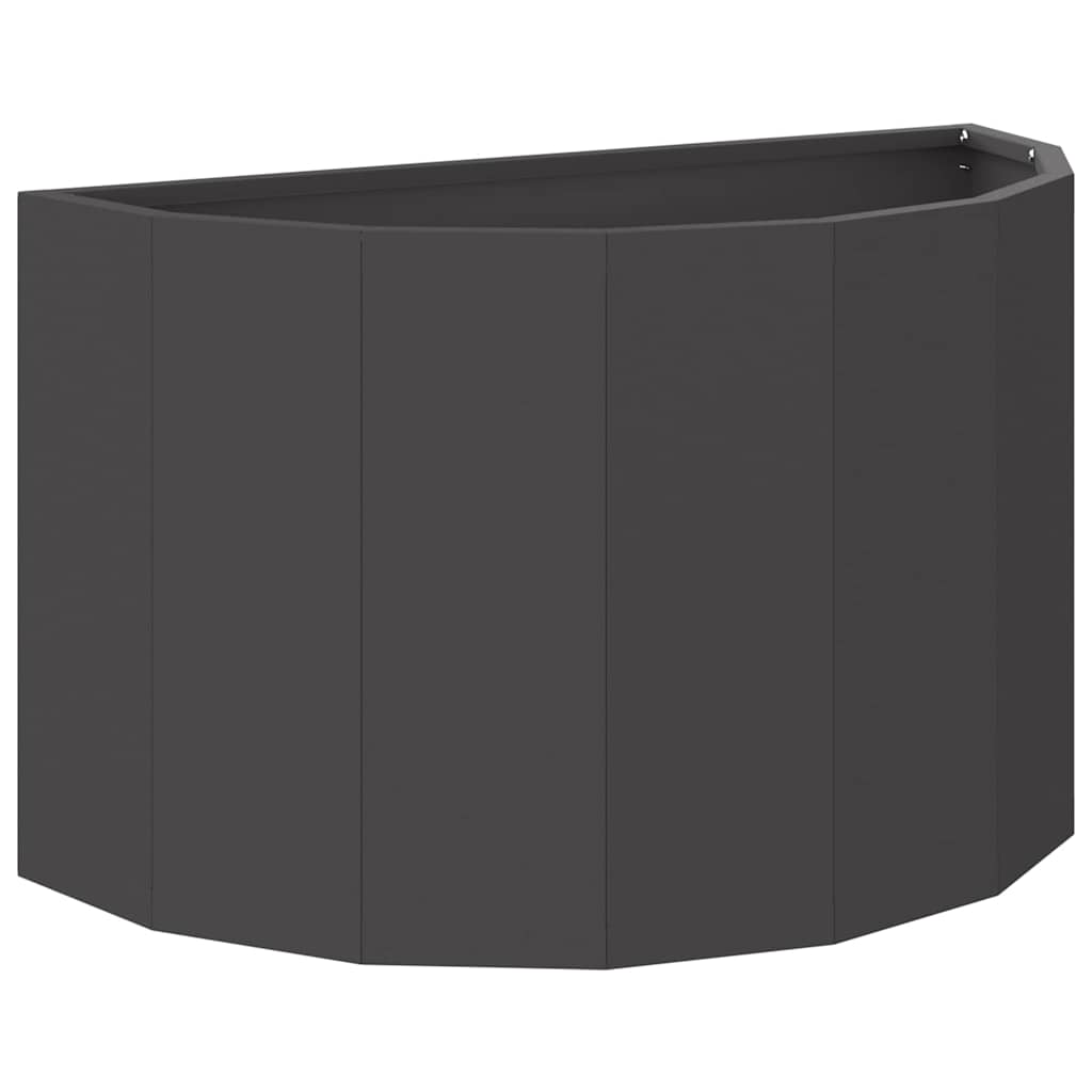 vidaXL Donica Czarny 60 x 30 x 35 cm Stal
