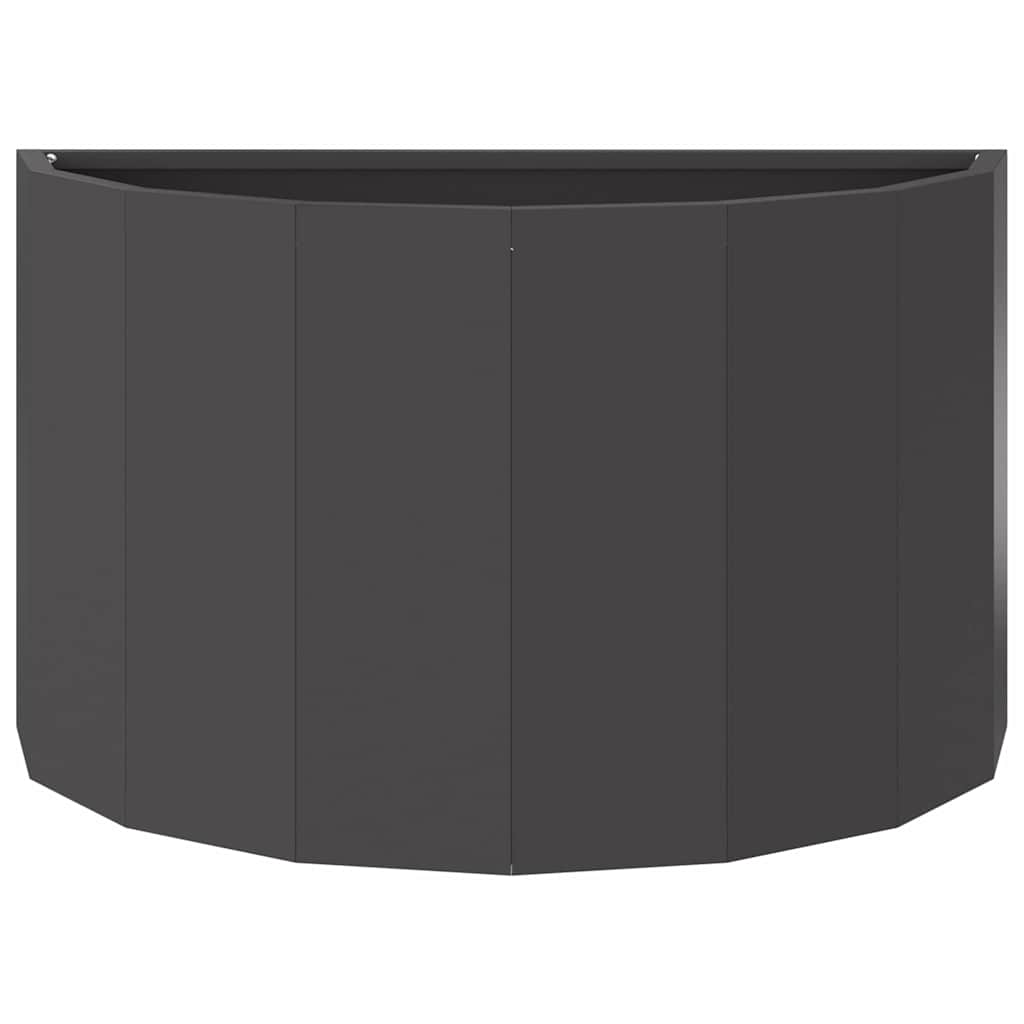 vidaXL Donica Czarny 60 x 30 x 35 cm Stal