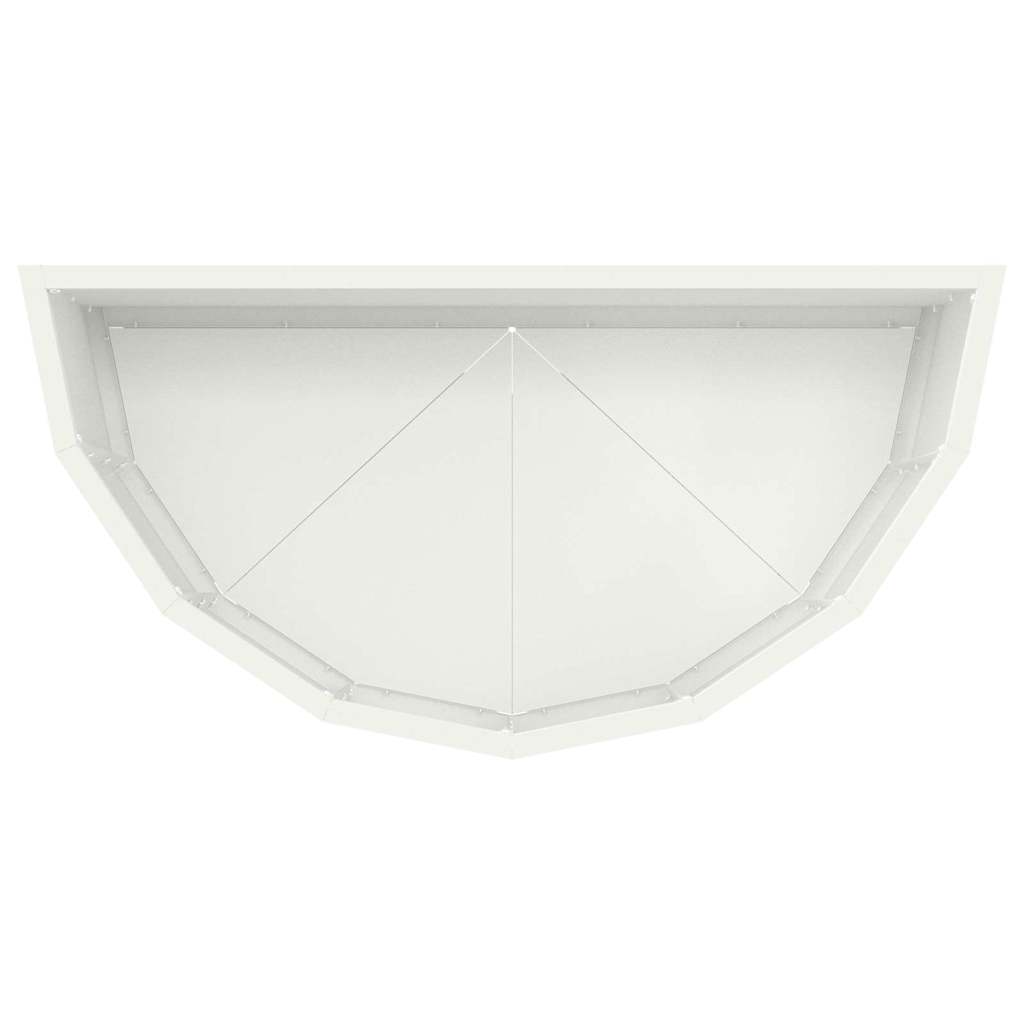 vidaXL Donica Biały 60 x 30 x 35 cm Stal