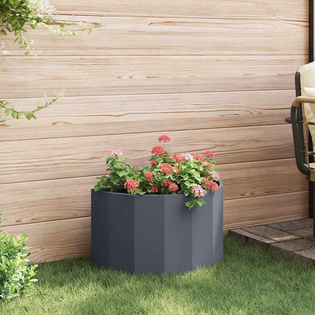 vidaXL Donica Antracyt 60 x 30 x 35 cm Stal